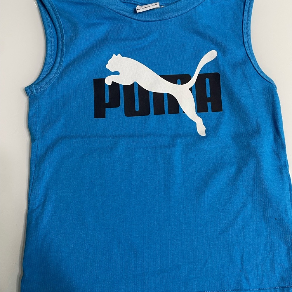 Puma Kids Blue Sleeveless Top